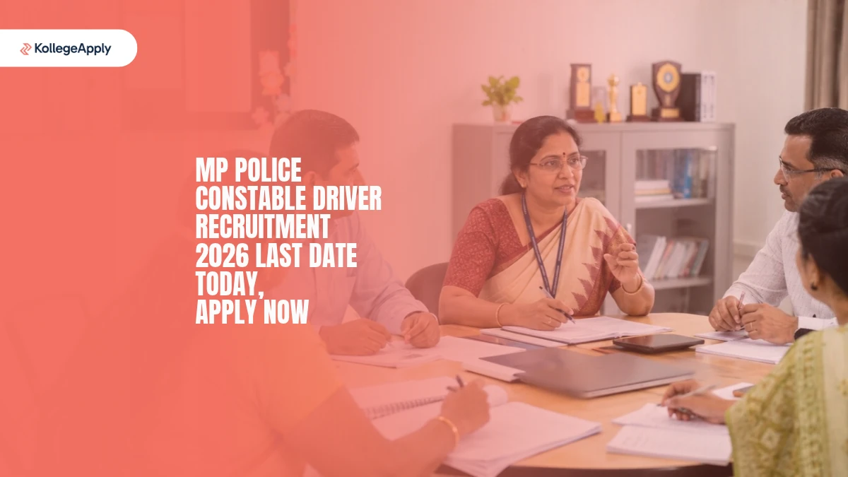 MP Police Constable Driver Recruitment 2026: Last Date Today, Apply Now 
