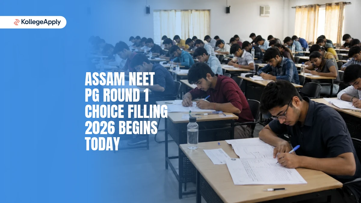 Assam NEET PG Round 1 Choice Filling 2026 Begins Today: Check Details Here
