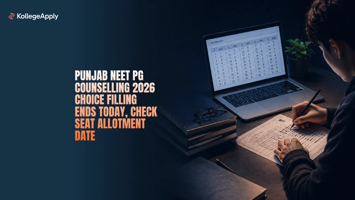 Punjab NEET PG Counselling 2026: Choice Filling Ends Today, Check Seat Allotment Date
