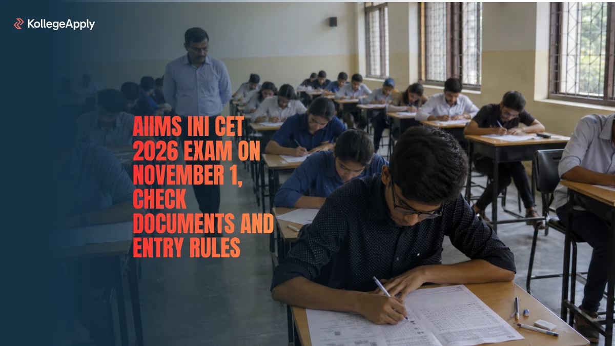AIIMS INI CET 2026 Exam on November 1: Check Documents and Entry Rules
