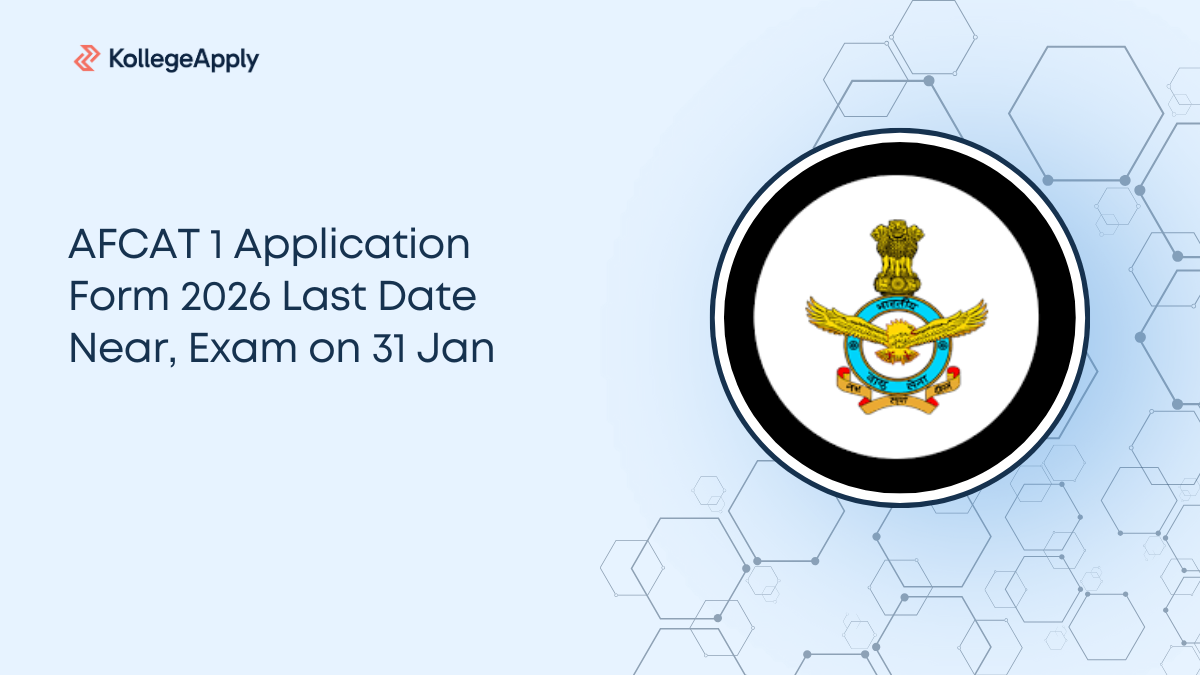AFCAT 1 Application Form 2026 Last Date Near, Exam on 31 Jan