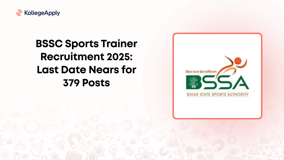BSSC Sports Trainer Recruitment 2025: Last Date Nears for 379 Posts
