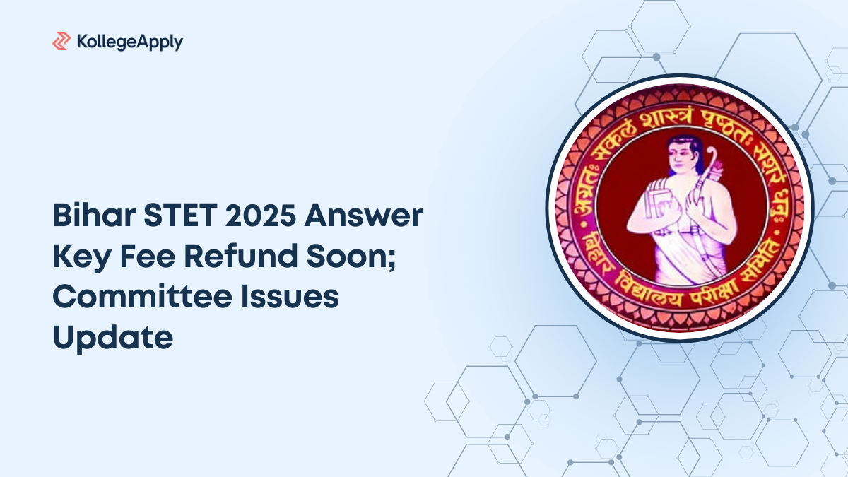 Bihar STET 2025 Answer Key Fee Refund Soon; Committee Issues Update