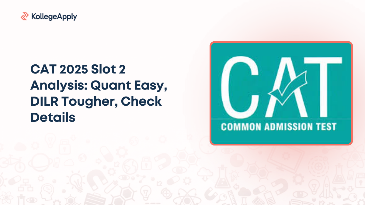 CAT 2025 Slot 2 Analysis: Quant Easy, DILR Tougher
