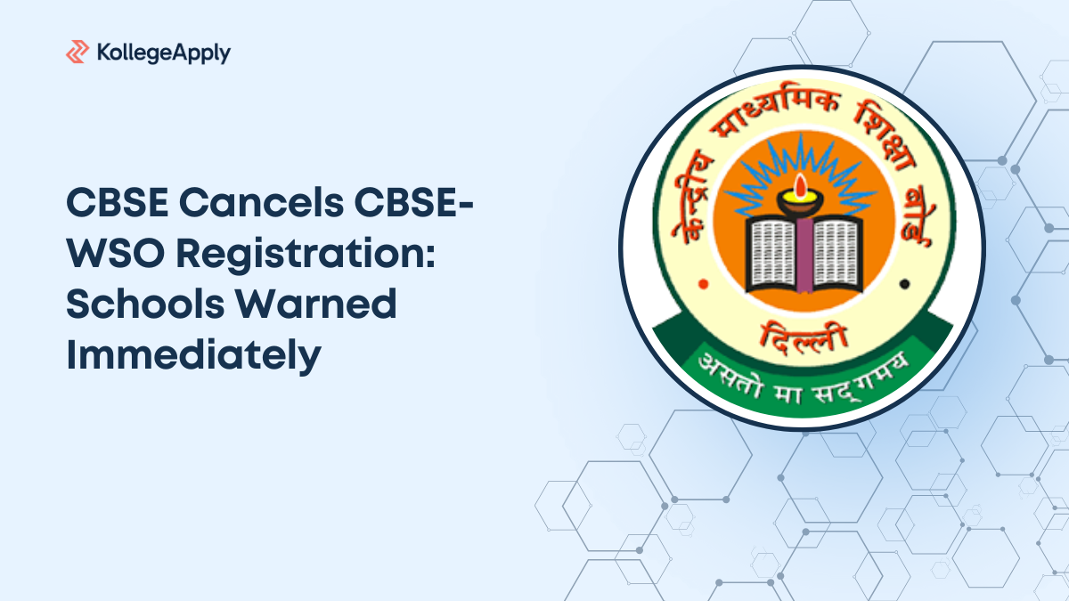 CBSE Cancels CBSE-WSO Registration: Schools Warned Immediately