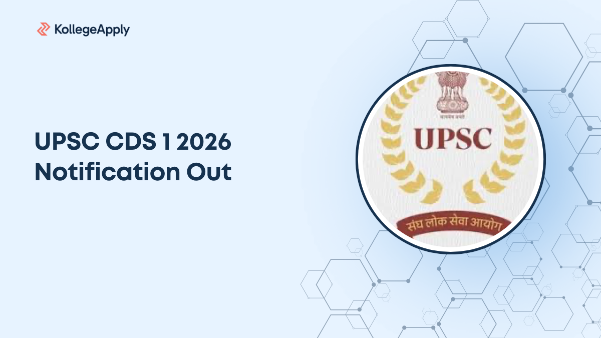 CDS 1 2026 Notification Out, Application Dates and Exam Schedule