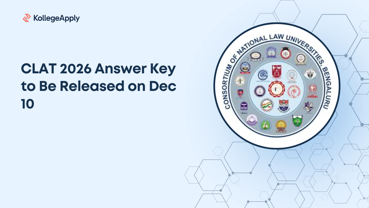 CLAT 2026 Answer Key to Be Released on December 10 at 5 PM  