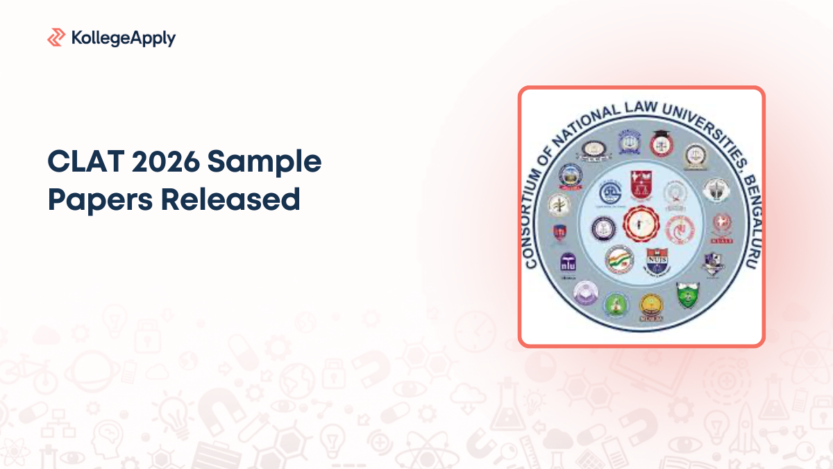 CLAT 2026 Sample Papers Released by Consortium of NLUs 
    