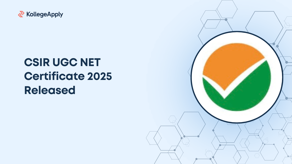 CSIR UGC NET Certificate 2025 Released for June Session Download