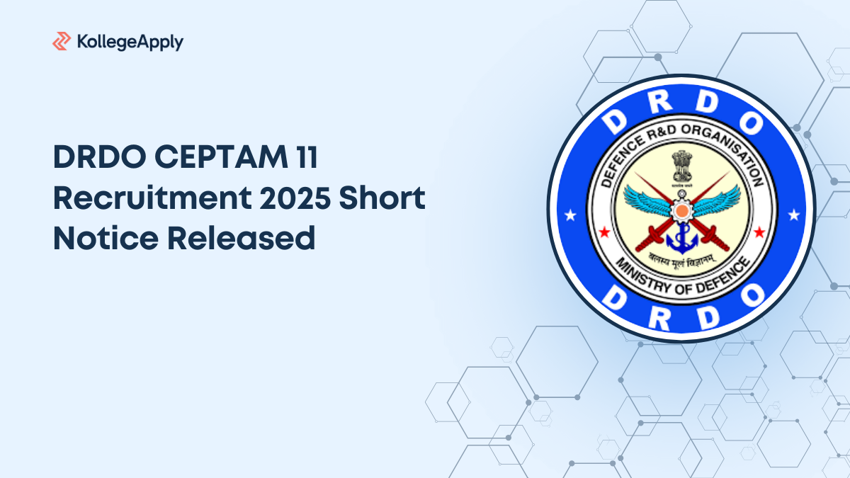 DRDO CEPTAM 11 Recruitment 2025 Short Notice Released for 764 Posts
