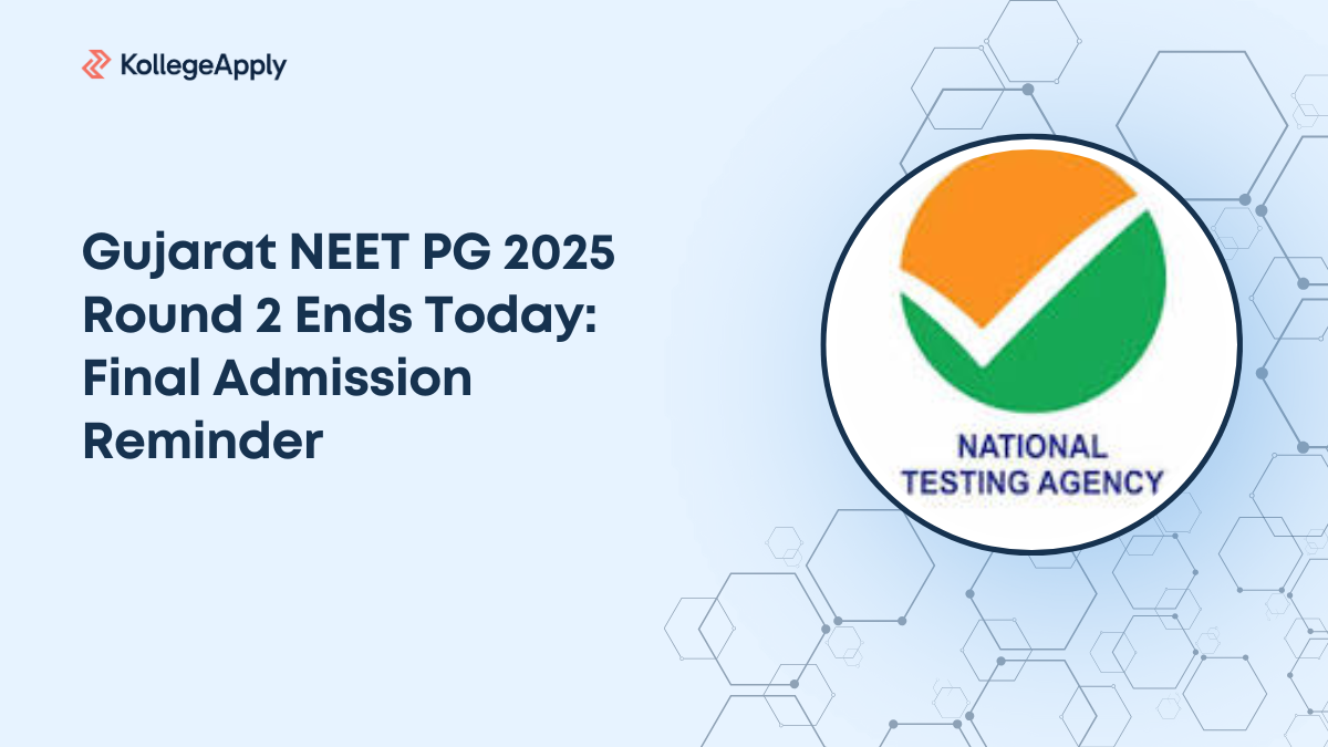 Gujarat NEET PG 2025 Round 2 Ends Today: Final Admission Reminder
