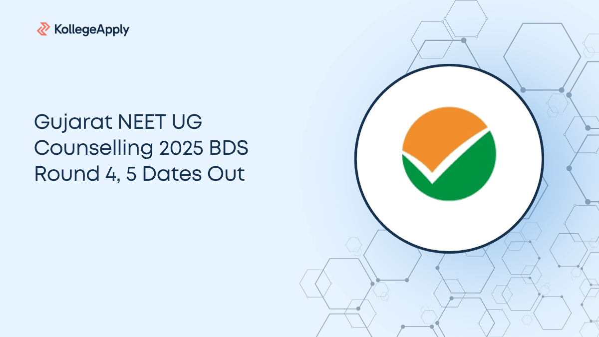 Gujarat NEET UG Counselling 2025 BDS Round 4, 5 Dates Out   