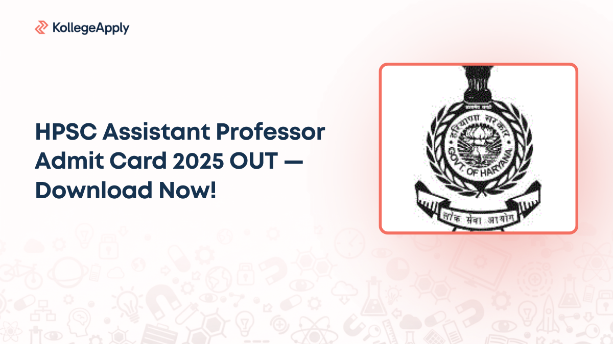 HPSC Assistant Professor Admit Card 2025 OUT — Download Now!