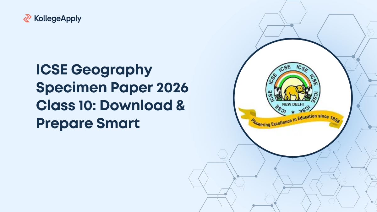 ICSE Geography Specimen Paper 2026 Class 10: Download & Prepare Smart