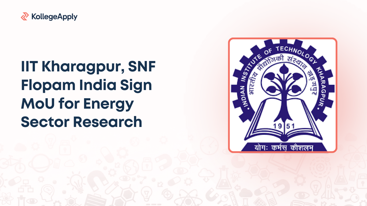 IIT Kharagpur, SNF Flopam India Sign MoU for Energy Sector Research
