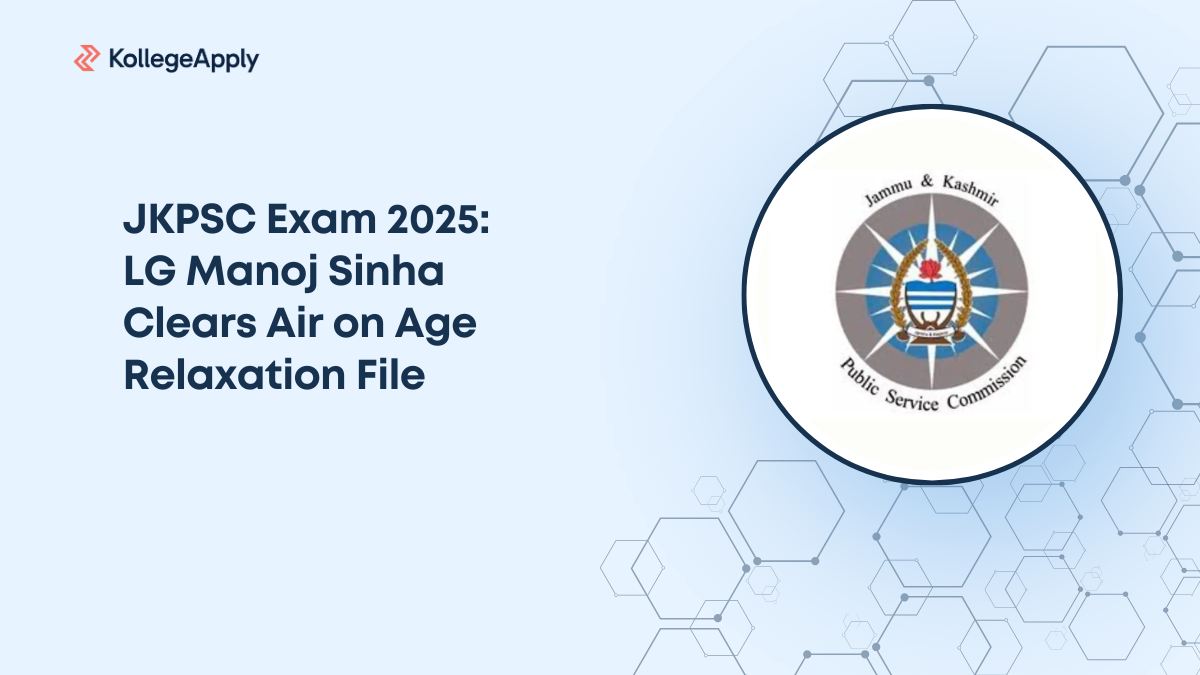 JKPSC Exam 2025: LG Manoj Sinha Clears Air on Age Relaxation File