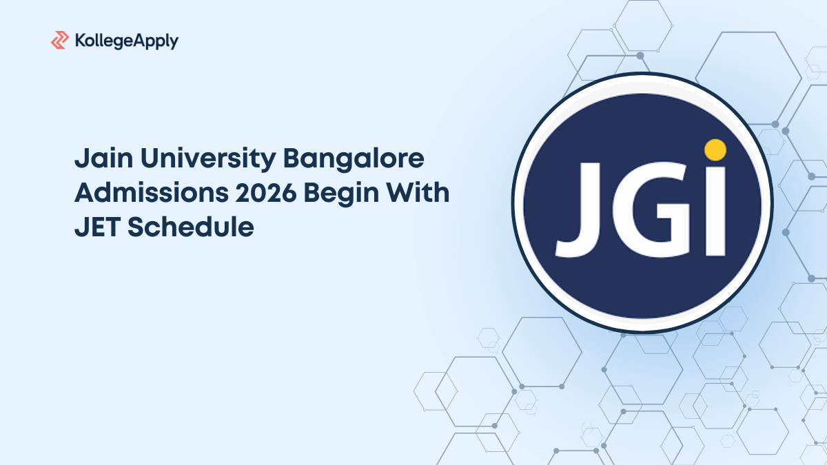 Jain University Bangalore Admissions 2026 Begin With JET Schedule