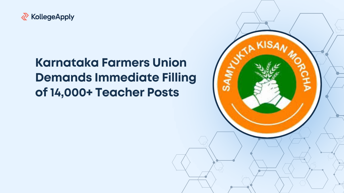 Karnataka Farmers Union Demands Immediate Filling of 14,000+ Teacher 
