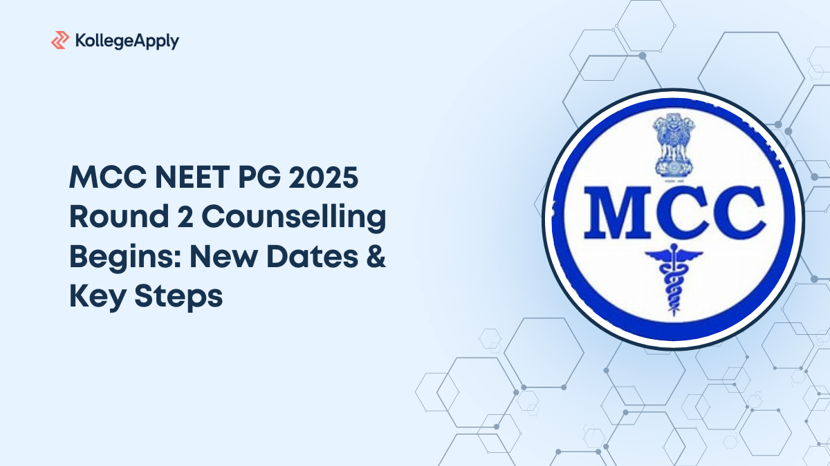MCC NEET PG 2025 Round 2 Counselling Begins: New Dates & Key Steps