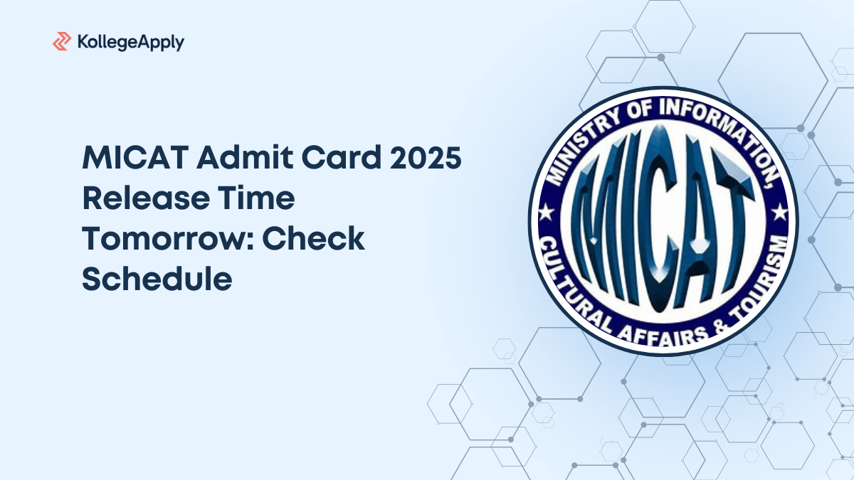 MICAT Admit Card 2025 Release Time Tomorrow: Check Schedule 