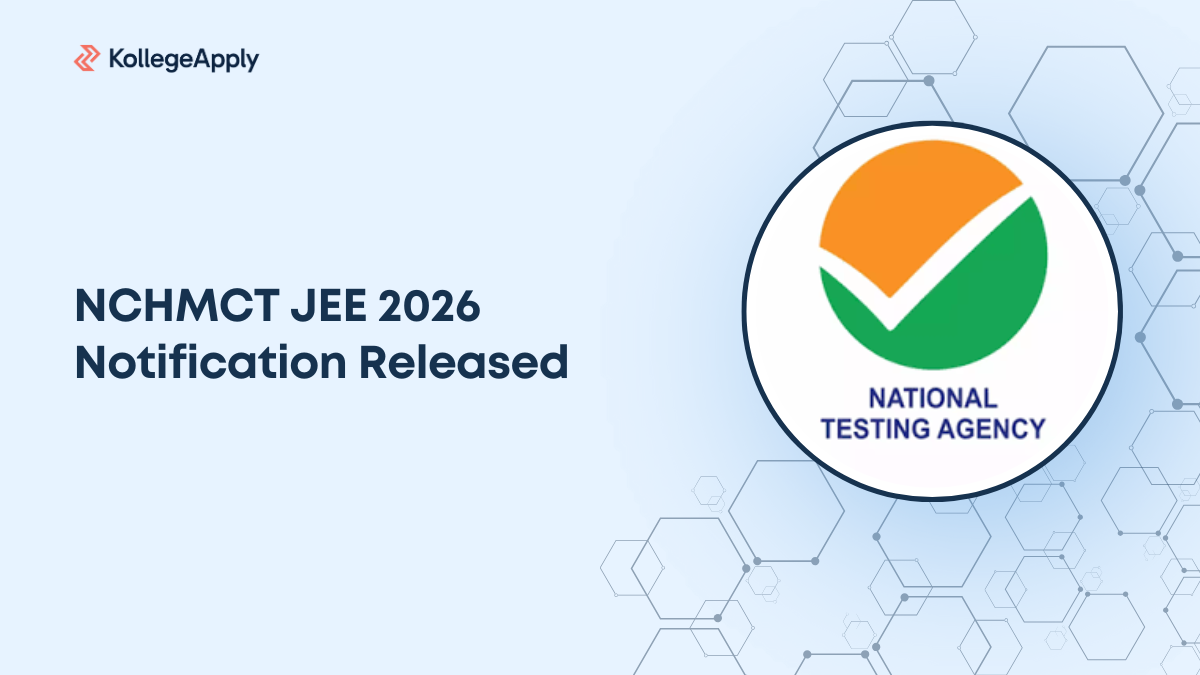 NCHMCT JEE 2026 Notification Released, Registration in December