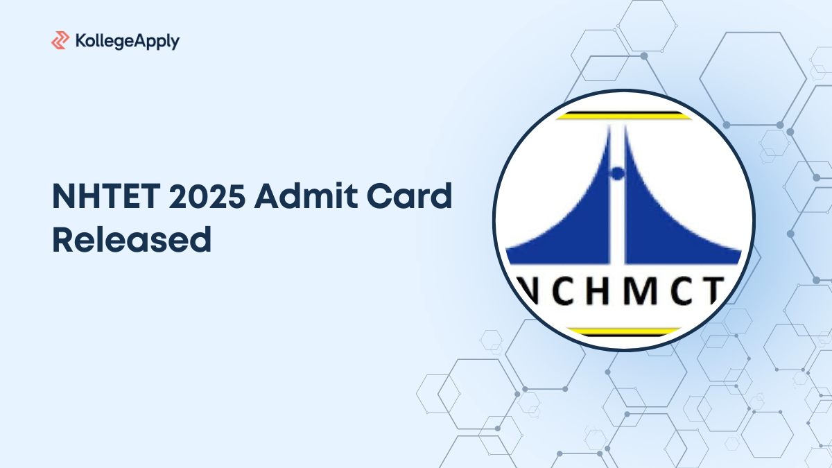 NHTET 2025 Admit Card Out for Hospitality Teaching Eligibility Test