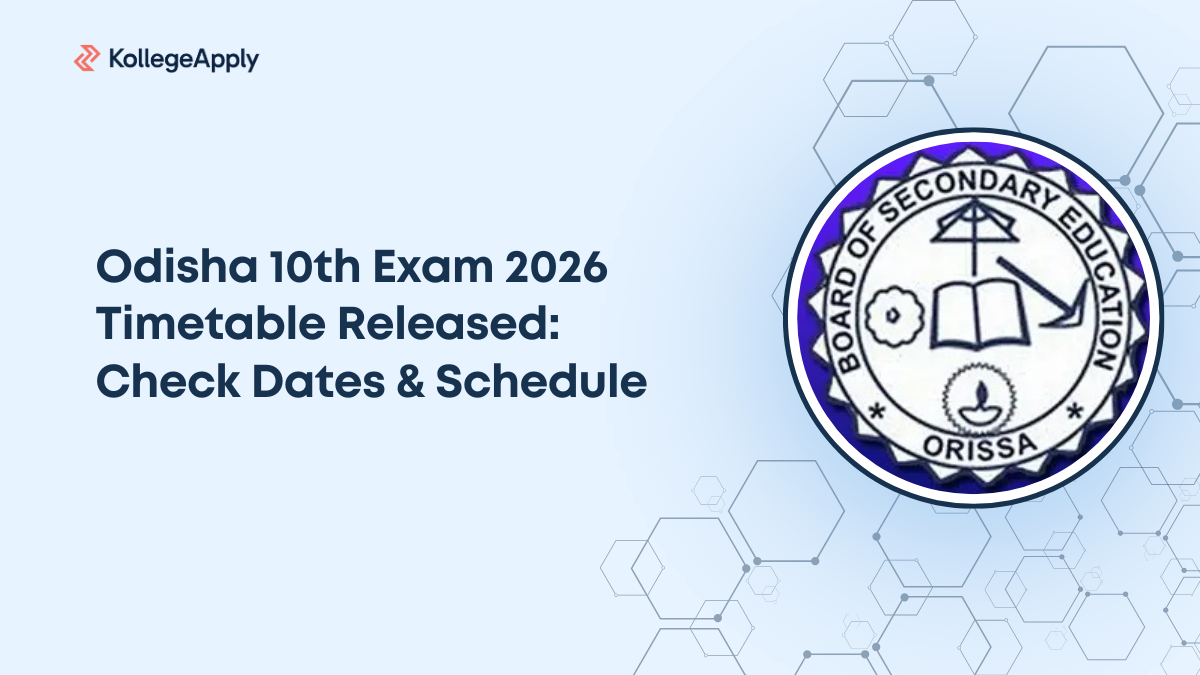 Odisha 10th Exam 2026 Timetable Released: Check Dates & Schedule