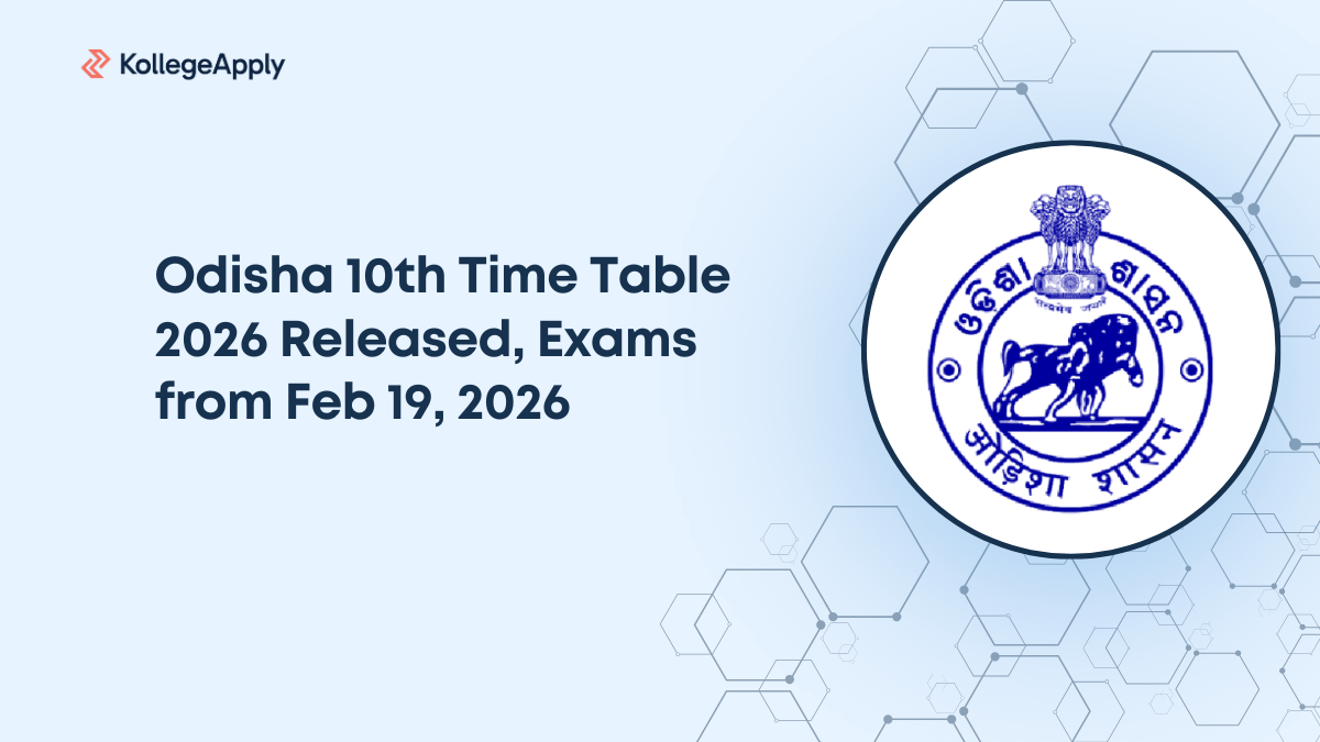 Odisha 10th Time Table 2026 Released, Exams from Feb 19, 2026