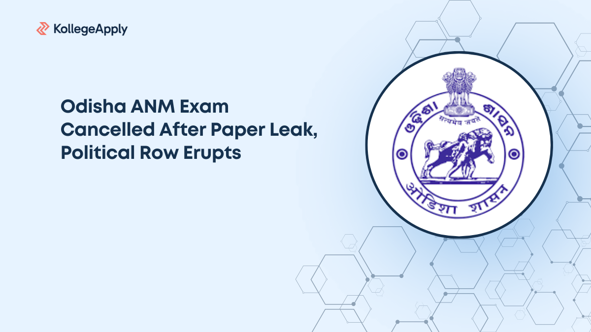 Odisha ANM Exam Cancelled After Paper Leak, Political Row Erupts