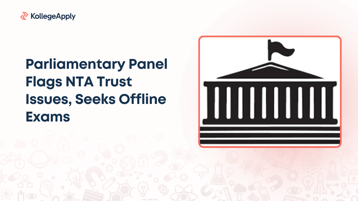 Parliamentary Panel Flags NTA Trust Issues, Seeks Offline Exams