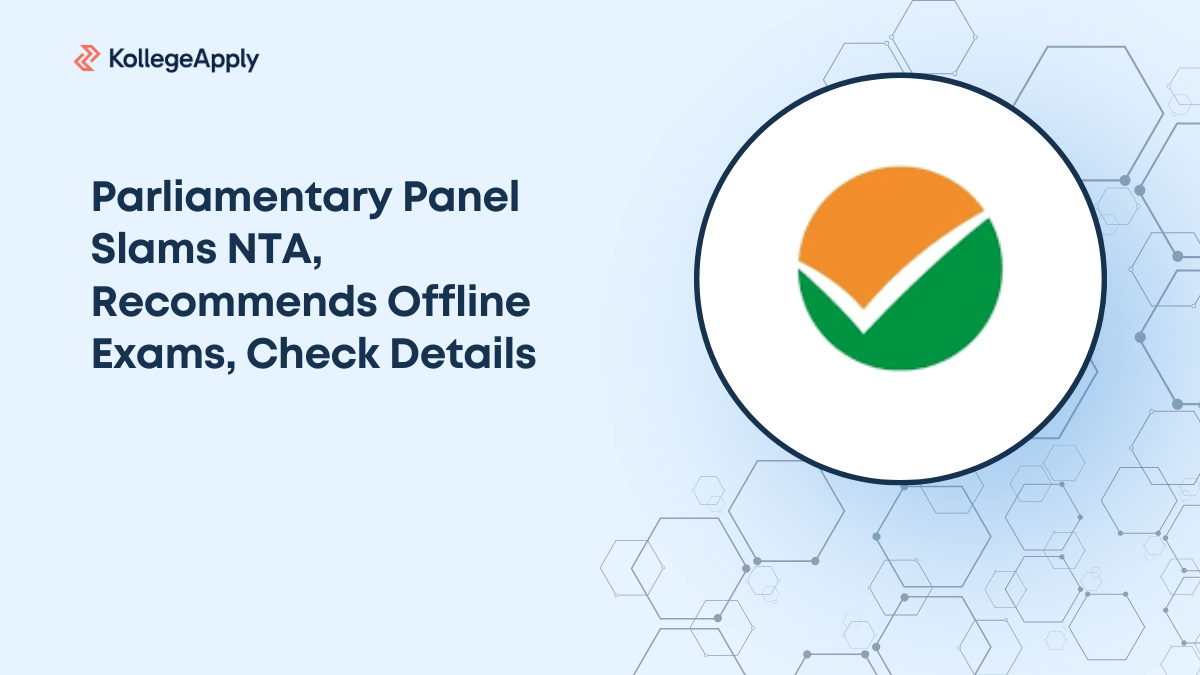 Parliamentary Panel Slams NTA, Recommends Offline Exams, Check Details