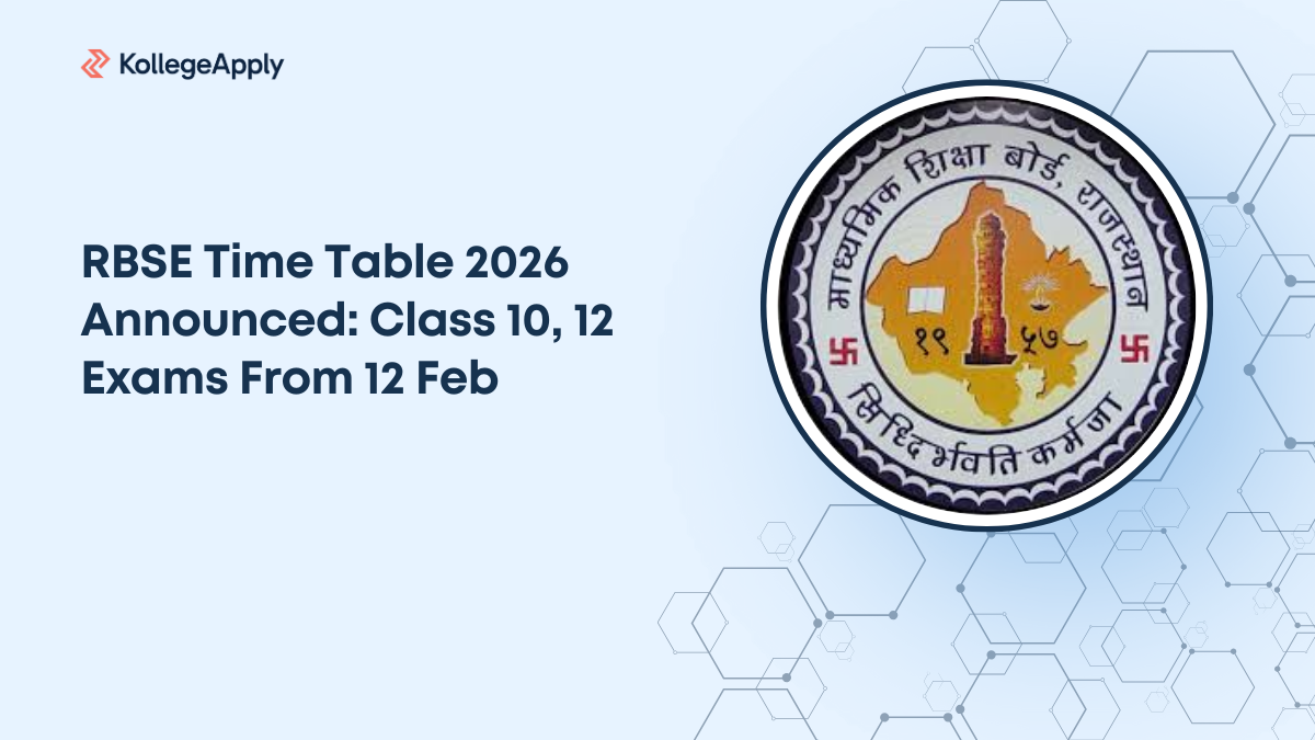 RBSE Time Table 2026 Announced: Class 10, 12 Exams From 12 Feb
