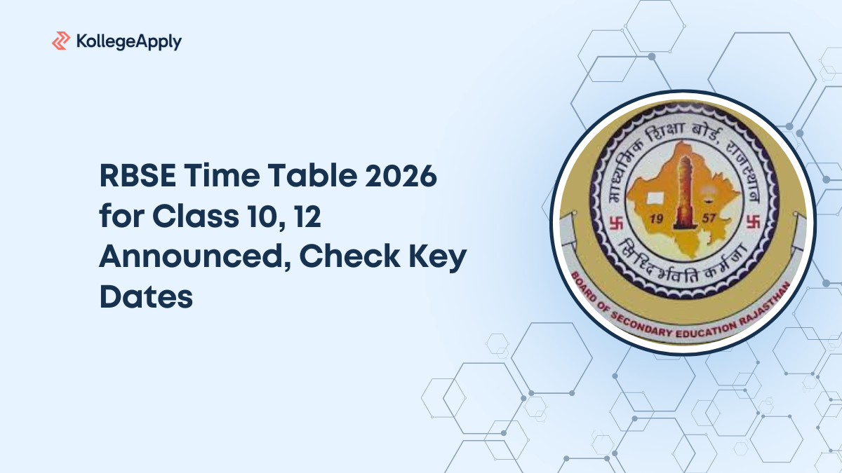RBSE Time Table 2026 for Class 10, 12 Announced, Check Key Dates 