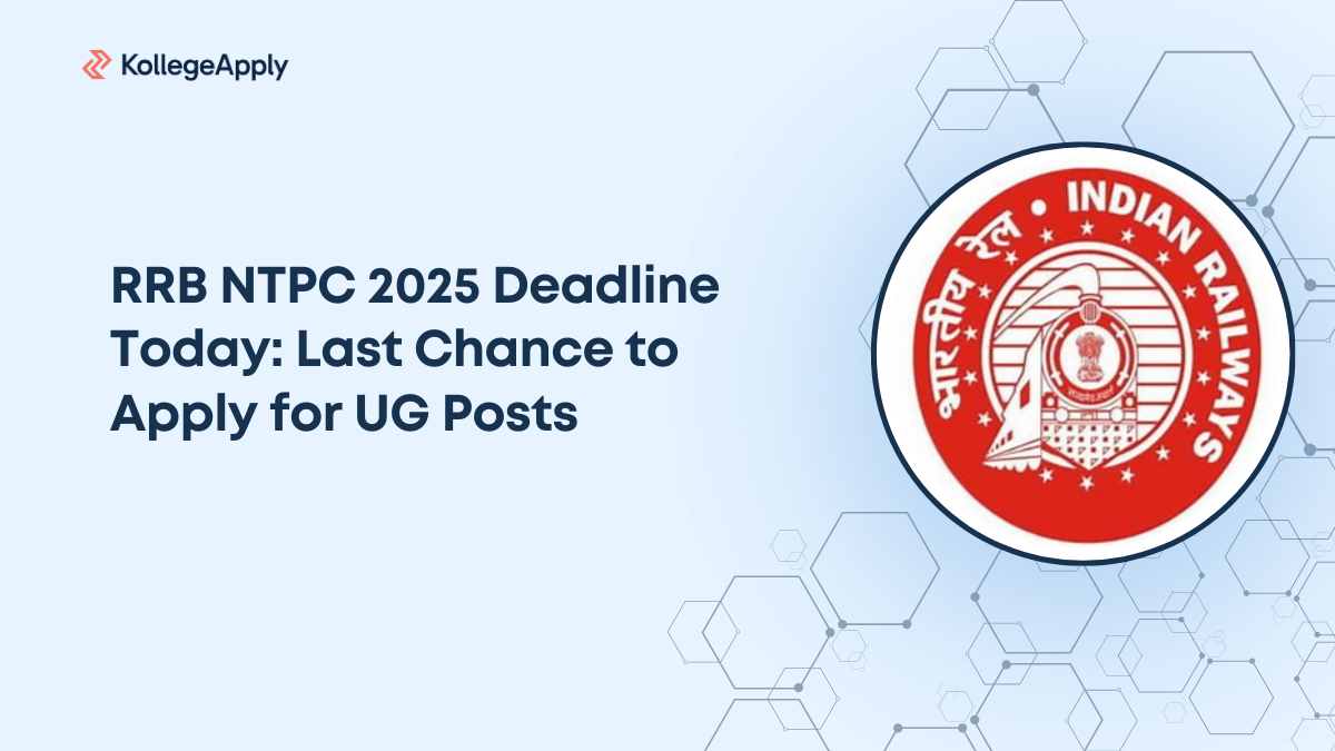 RRB NTPC 2025 Deadline Today: Last Chance to Apply for UG Posts