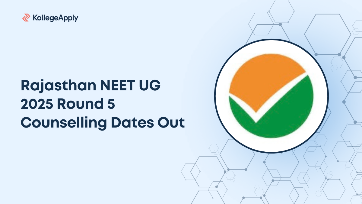 Rajasthan NEET UG 2025 Round 5 Counselling Begins on December 11