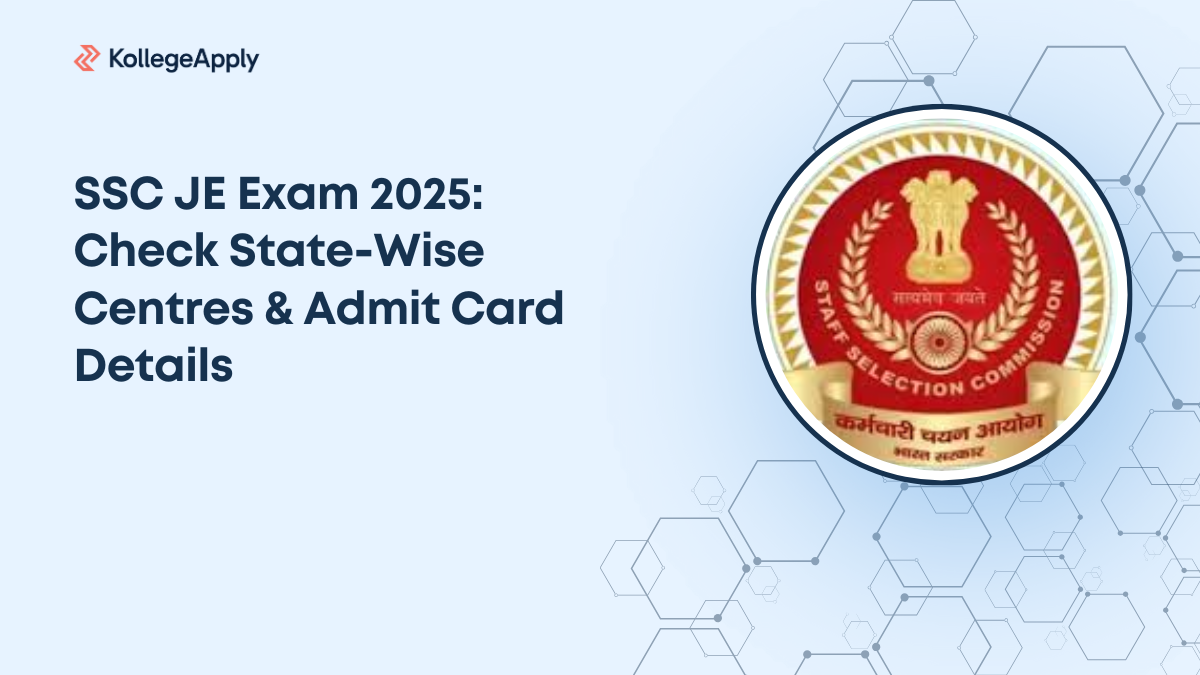 SSC JE Exam 2025: Check State-Wise Centres & Admit Card Details