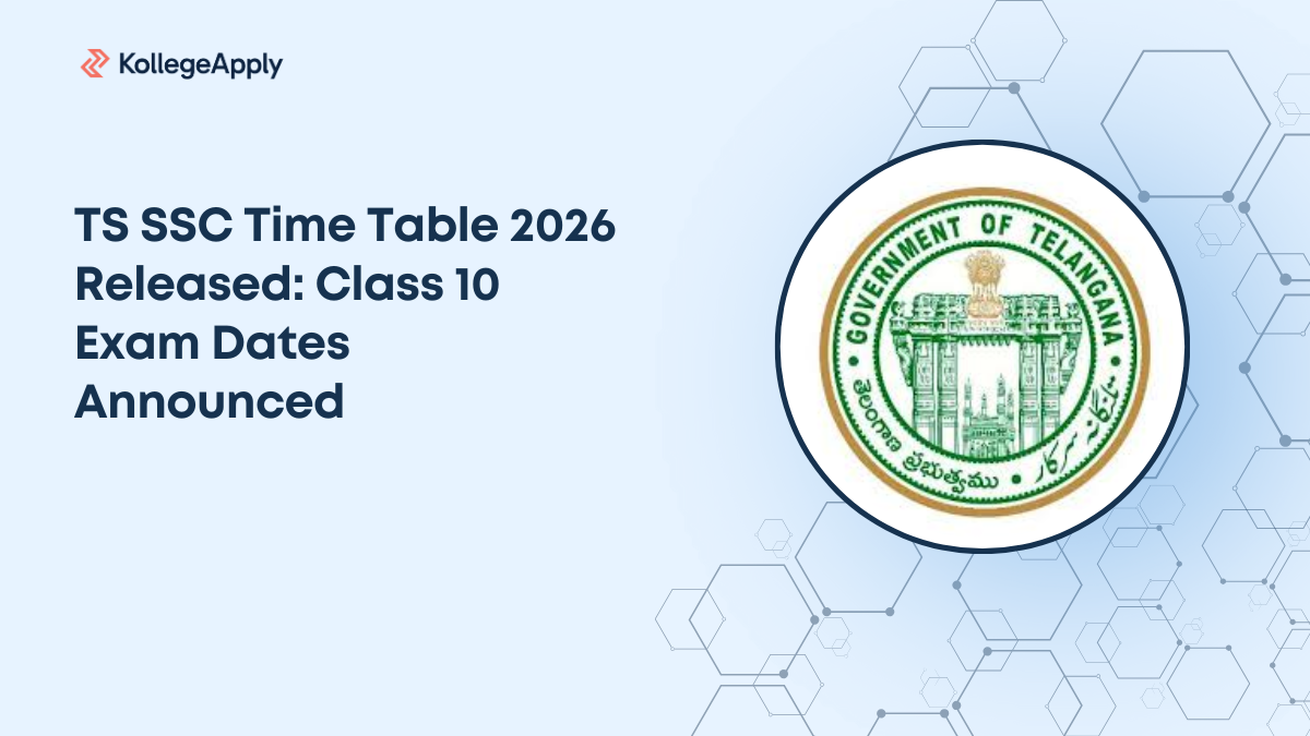 TS SSC Time Table 2026 Released: Class 10 Exam Dates Announced