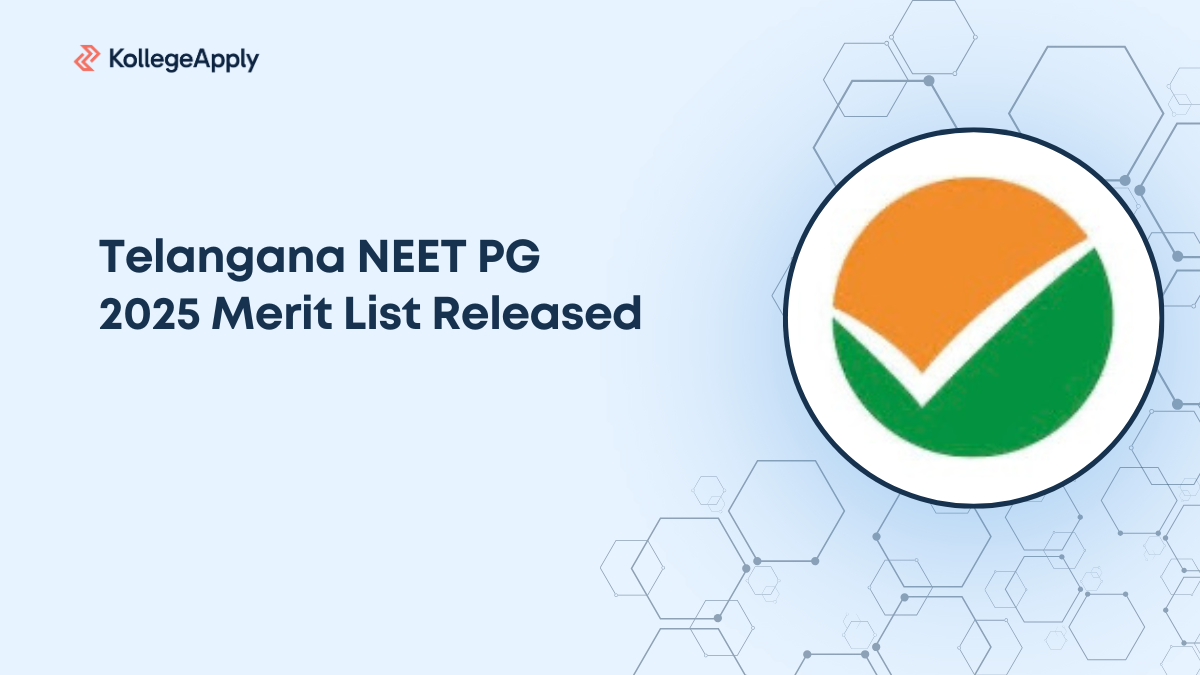 Telangana NEET PG 2025 Merit List Released for Counselling
 