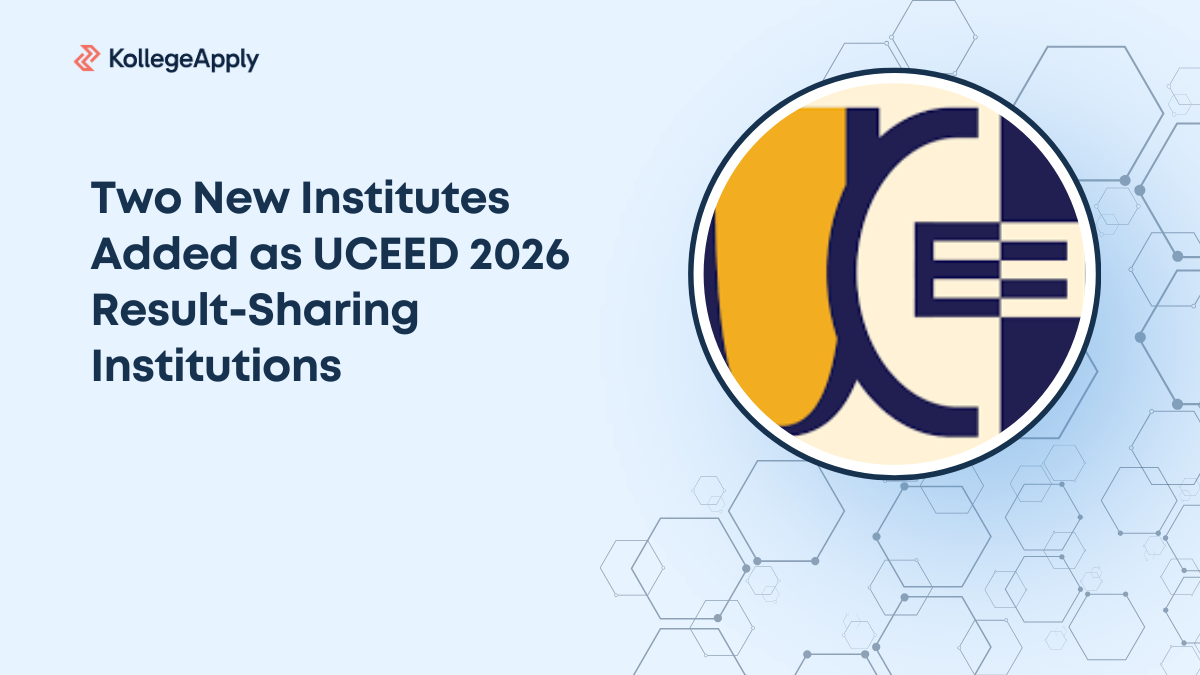 Two New Institutes Added as UCEED 2026 Result-Sharing Institutions
