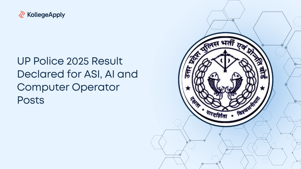 UP Police 2025 Result Declared for ASI, AI and Computer Operator Posts