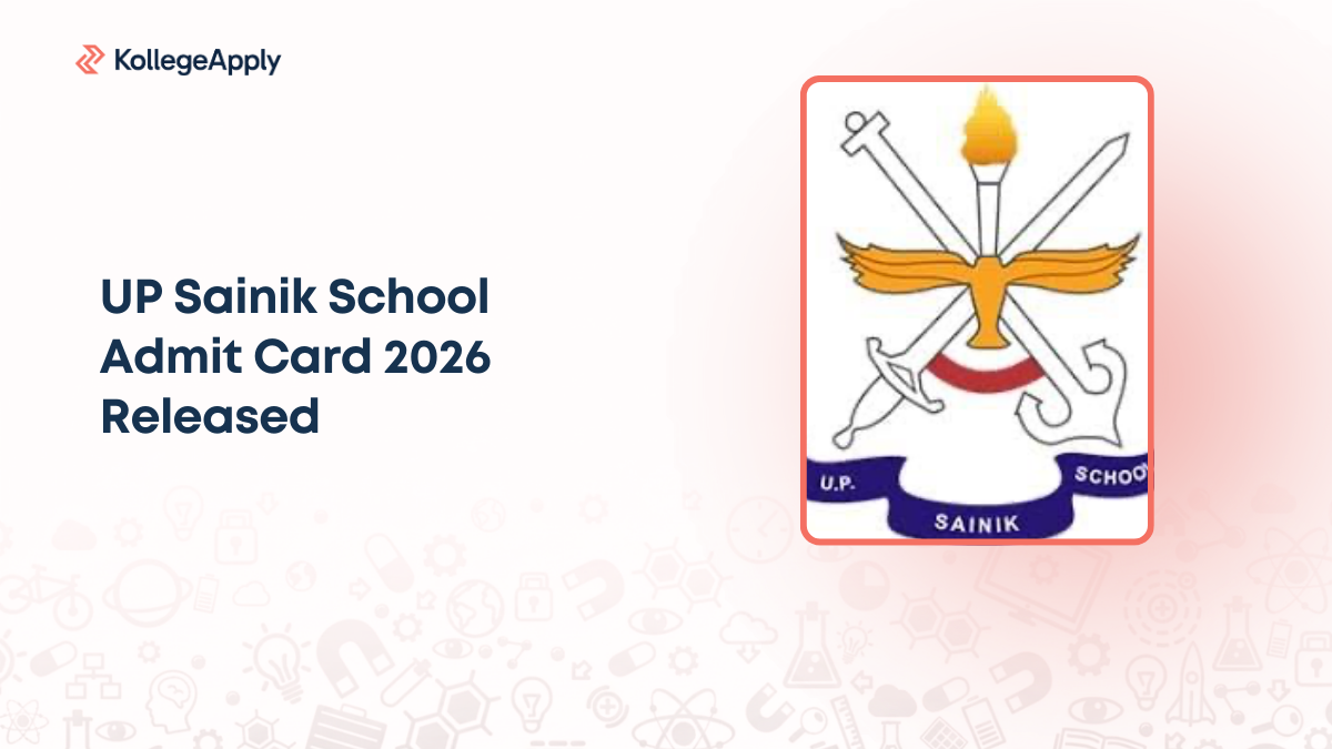 UP Sainik School Admit Card 2026 Released for Classes 6 & 9
