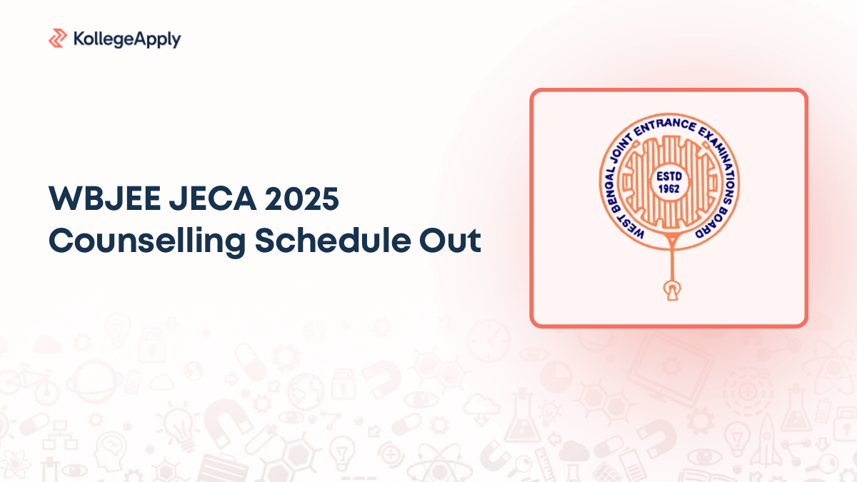 WBJEE JECA 2025 Counselling Schedule Released for MCA Admission