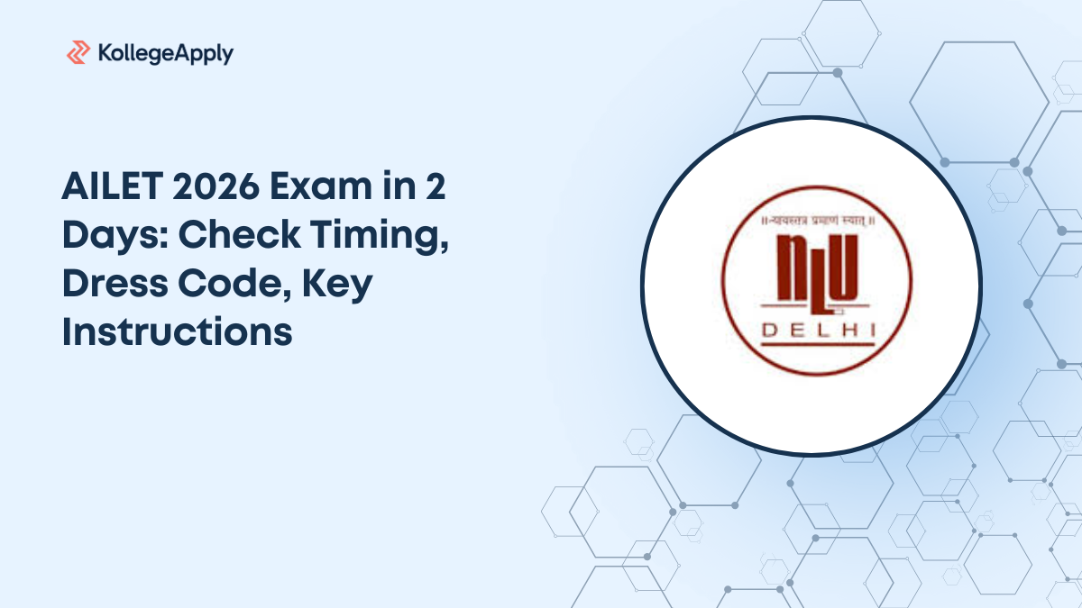 AILET 2026 Exam in 2 Days: Check Timing, Dress Code, Key Instructions