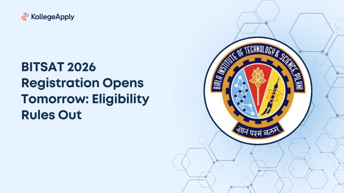BITSAT 2026 Registration Opens Tomorrow: Eligibility Rules Out
