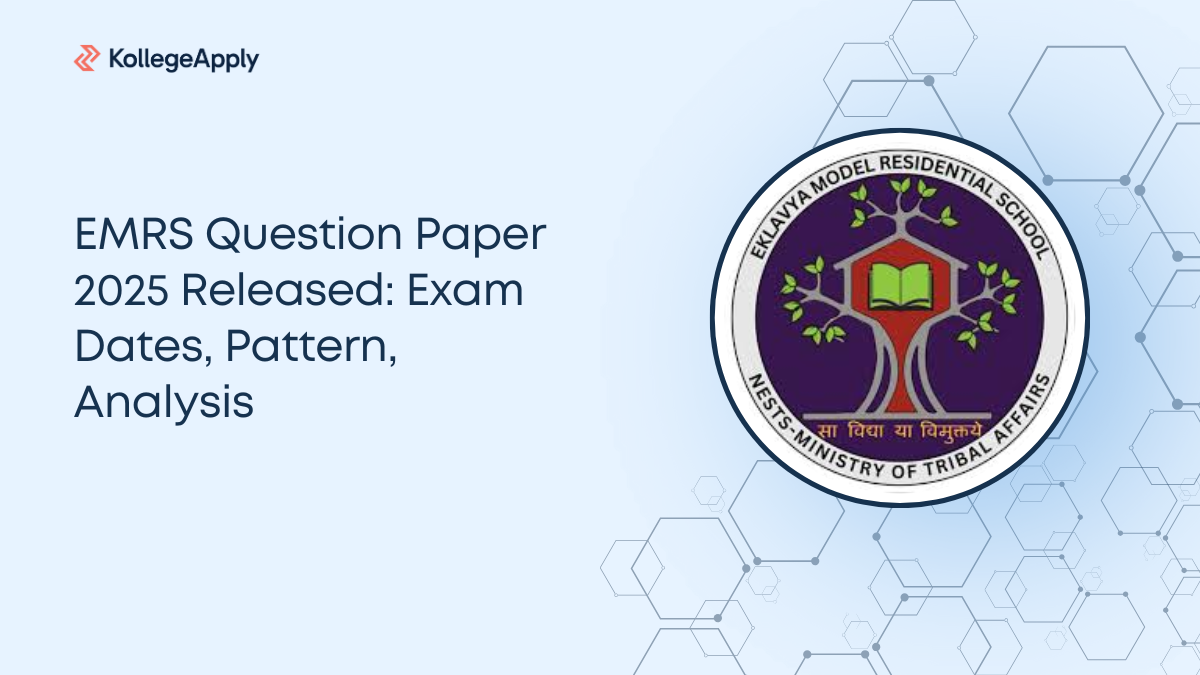 EMRS Question Paper 2025 Released: Exam Dates, Pattern, Analysis
