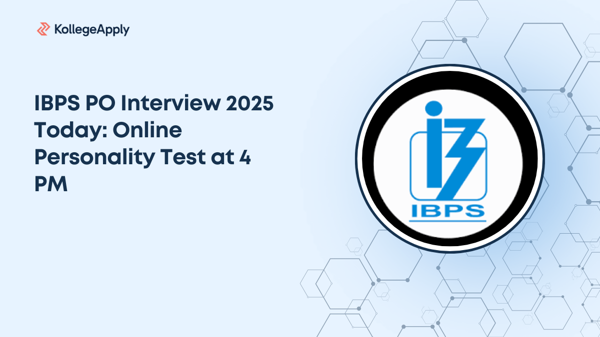 IBPS PO Interview 2025 Today: Online Personality Test at 4 PM