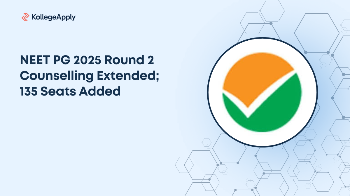 NEET PG 2025 Round 2 Counselling Extended; 135 Seats Added  