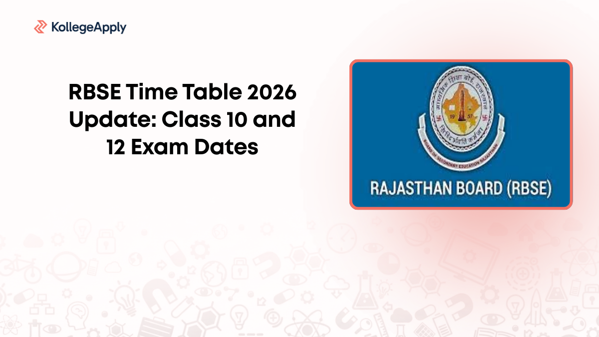 RBSE Time Table 2026 Update: Class 10th and 12th Exam Dates
