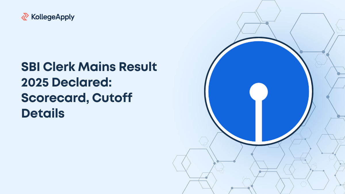 SBI Clerk Mains Result 2025 Declared: Scorecard, Cutoff Details