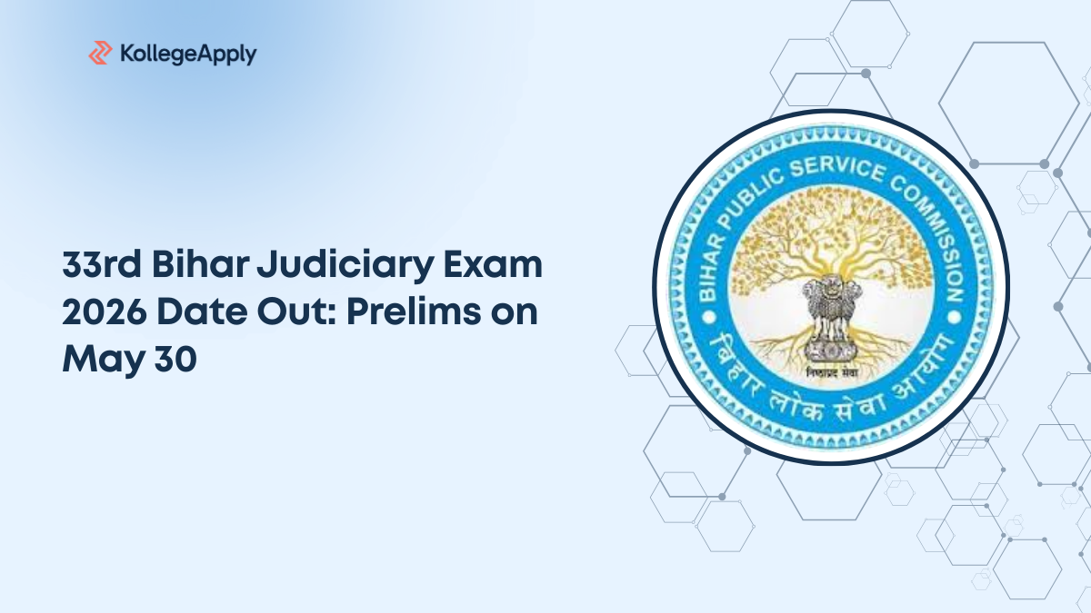 33rd Bihar Judiciary Exam 2026 Date Out: Prelims on May 30